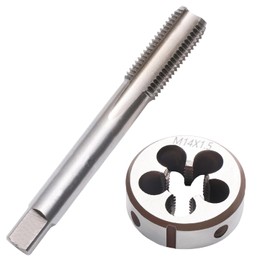 M14 x 1.5 Metric Thread Tap and Die Set, M14 x 1.5mm High-speed Steel Machine Tap Die Set Right Hand