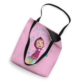 Masha and the Bear. Believe you can! Tote Bag