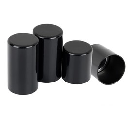 Quick Release Short Docking Hardware Point Cover Kit Fits for Harley Touring Road King Electra Street Glide Road Glide Softail Dyna Super Glide Sportster XL883 2009-2024 (Black#K2+2B)