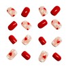 Valentine's Day Press on Nails Short Square False Nail with