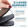 Adjustable Orthopedic Heel Lift Inserts - 3-Layer Rubber Shoe Insert