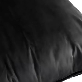 Vianney Funda Para Cojin Velvet Negro Con Cierre Vianney