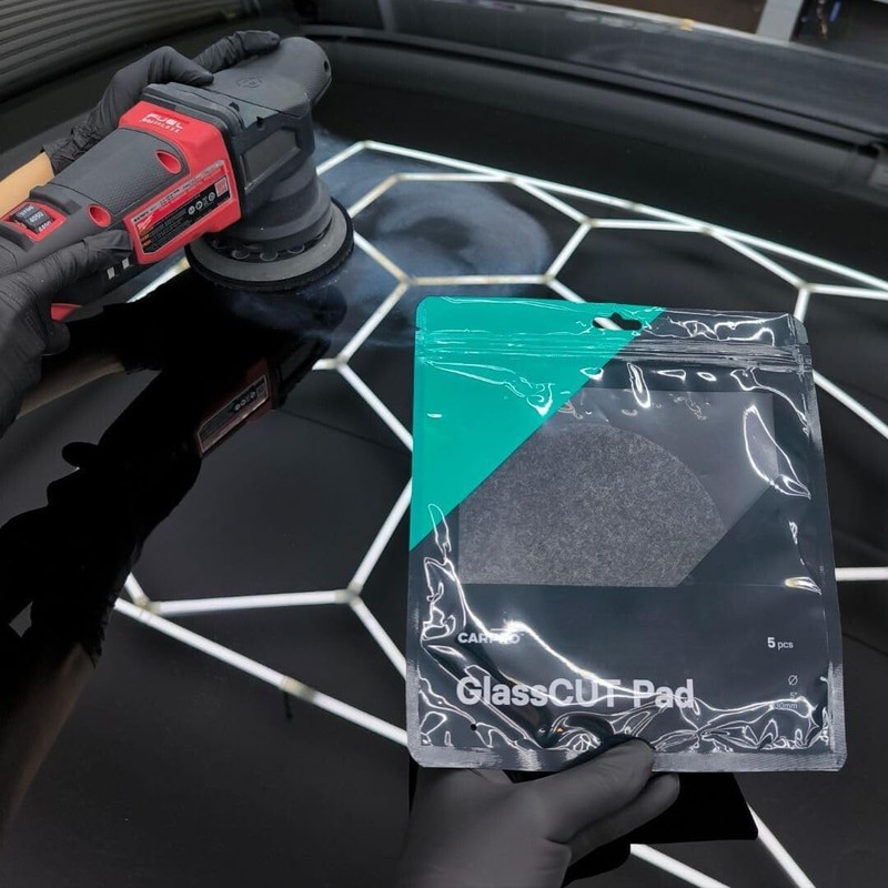 CARPRO GlassCUT Glass Polishing Pad - Polish Glass Scratches Etching,