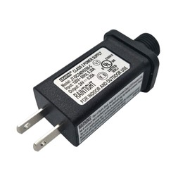 24V LED Transformer Controller, Class 2 Power Supply, IP44 Waterproof, Low Voltage Transformer, US Plug for 6W Christmas String Light (2 Packs)