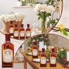 Suclain 8 Pack 8.5 oz Amber Glass Bottle for Vanilla
