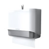 interhasa! Paper Towel Dispenser Wall Mounted, Adhesive Multifold Trifold c
