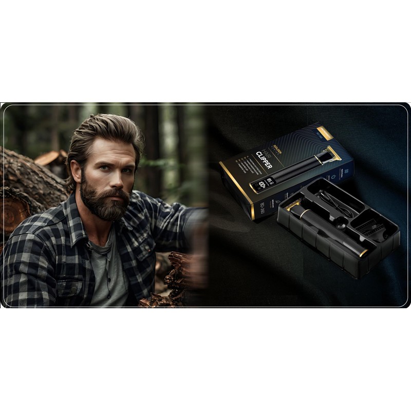 Berdsen Men's Electric Beard Trimmer 6 Attachments 1 to 9