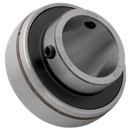 UC206-20K - Insert Bearing Compatible with Go Karts Axle Bearing - 1-1/4 (1.25") in Shaft Bore - 2.44 in Outer Diameter - Set Screw Lock Spherical