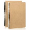 A5 Softcover Spiral Notebooks Blank Journals 2-Packs, Unlined Sketch Books