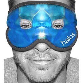 Cooling Mask Face Against Puffy and Tired Eyes, Dark Circles, Headaches, Migraine, Hat and Sunburn, Heat and Cooling Masks for the Eyes, Ice Mask for Face for Men & Women