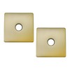 Antrader Square Shower Flange Cover,2Pcs 3.5 Inch Large Shower Arm