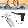 36V 350W Electric Scooter Controller Dashboard Panel Brake Lever Kit