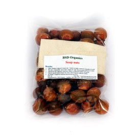 BSD Organics CleanY Small Soap nuts (Reetha, Areetha, kunkudukaialu) - 500 G