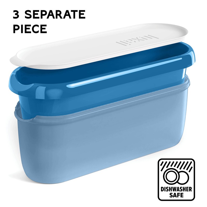 Ice Cream containers for homemade ice cream, Reusable Storage Freezer