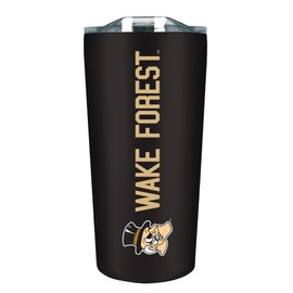 The Fanatic Group Wake Forest Double Walled Soft Touch Tumbler, Design-1 - Black