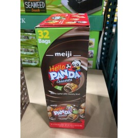 Meiji Hello Panda Cookies, Chocolate Crème Filled - 32 Count, 0.75oz Packages