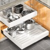Pull out Cabinet Organizer, 2-pack, Expandable(12"-20") Heavy Duty Slide out