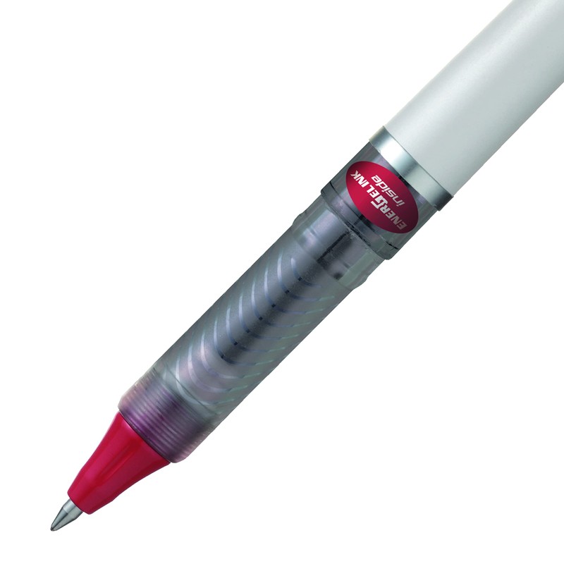 Pentel Energel Tradio Medium Tip Red Ink Roller Ball Pen