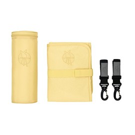 LÄSSIG Baby Changing Accessories, Changing Mat, Bottle Warmer, Pram Attachment/Glam Signature Bag Accessories, Popcorn