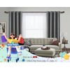 KAMANINA 1 Inch Double Curtain Rods 72 to 144 Inches