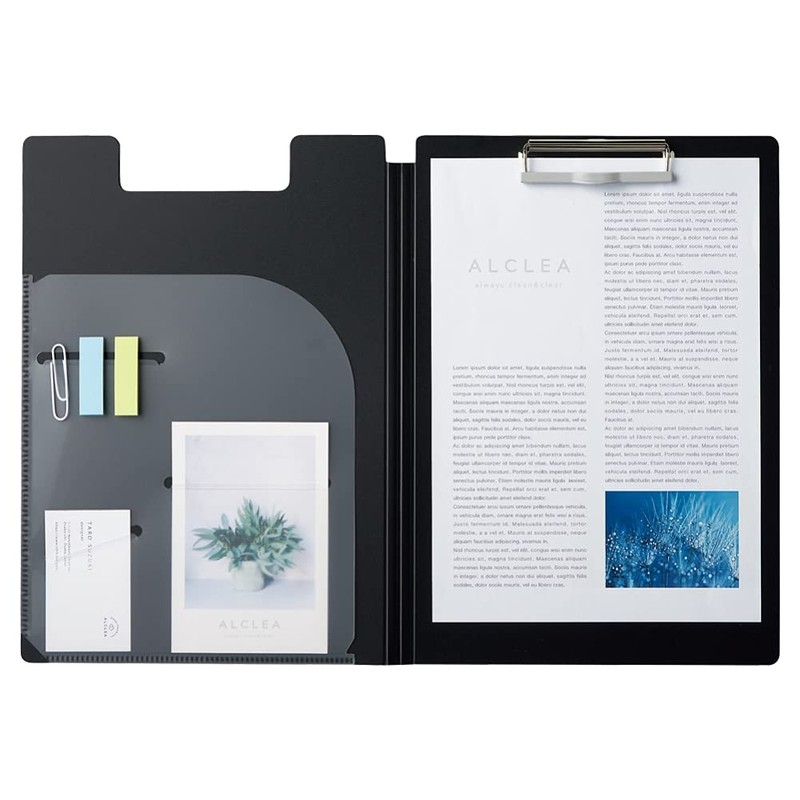 Lihit Lab F7740-8 Binder, Antibacterial, Clip File, A4, 50 Copy