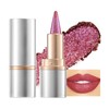 Prreal Metallic Glitter Lipstick, 2-in-1 Gradient Lip Liner and Lipstick,