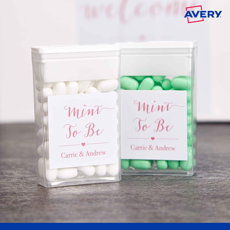 Avery A4 Glossy Rectangle Labels - Product Stickers - Small