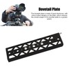 Dovetail Plate for Arca 8in 1/4 3/8 Threaded Holes Aluminum