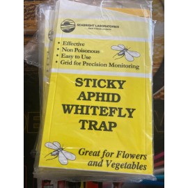 Seabright Labs Insect Sticky Aphid Whitefly Trap 5 PACKS = 25ct