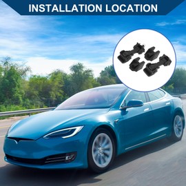 Hihaha 55395653AF Car Hood Latches for Jeep Wrangler JK 2007-2016 / Car Hood Latch Lock Bracket Car/Plastic / 2 Pcs Black