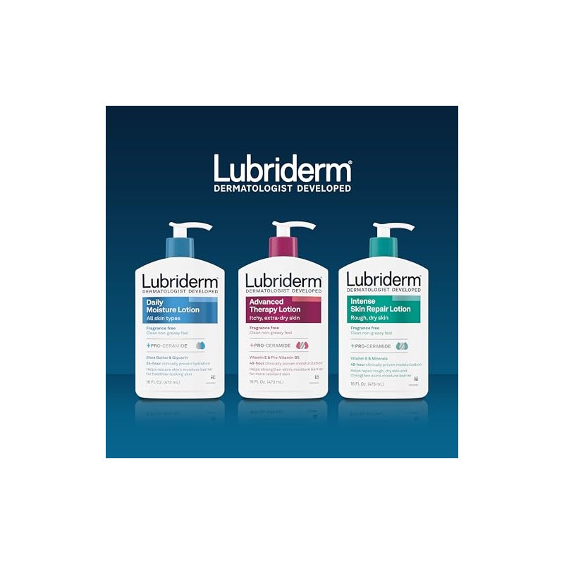 Lubriderm Loci?n Hidratante Diaria + Pro-ceramida con Manteca