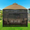 COWVIE Gazebo Replacement Netting Screen, 10' x 12' Universal Gazebo