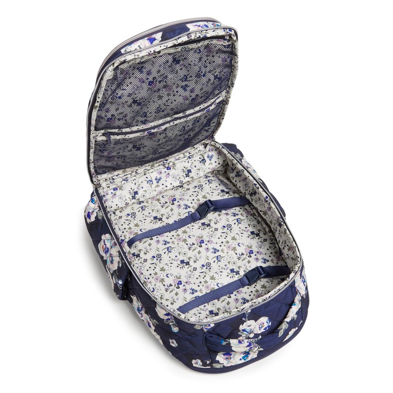Vera Bradley Women's, Performance Twill Travel Backpack Travel Bag, Blooms