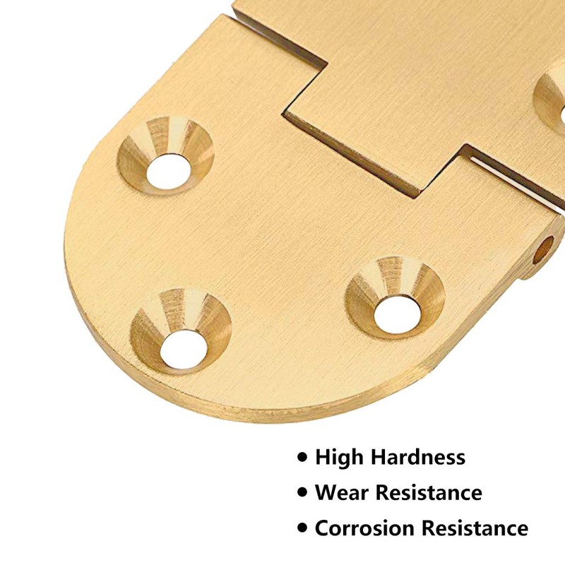Saiper 90 Degree Solid Brass Butler Tray Hinges (2pcs) Flip