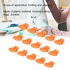 15Pcs Ring Sewing Thimble Ring Finger, Plastic Quilting Thread Cutter