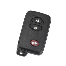 ACROPIX Car Key Fob Shell 3 Button Keyless Entry Remote Control Key Case Fit for Toyota 4Runner - Pack of 1 Black