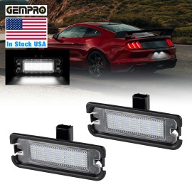 Stock in US Car Accessories Light for Ford Mustang 2015~ Car LED License Plate Led LightLight Color: White