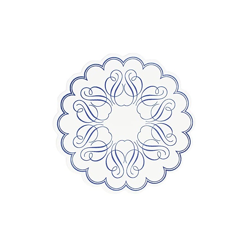 Artnap 61-0715-23 Paper Coasters, Round (Flower Style), 100 Sheets