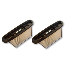 2 PES Filter Pleated Filter Set Washable Kallefornia K749 Suitable for Hitachi RNT 1225