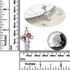 CRMAD Ladybug Urn Necklace for Ashes Sterling Silver Ladybug Cross