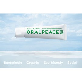 Oral Peace Clean & White Toothpaste & Oral Care Gel, 2.8 oz (80 g), Set of 3