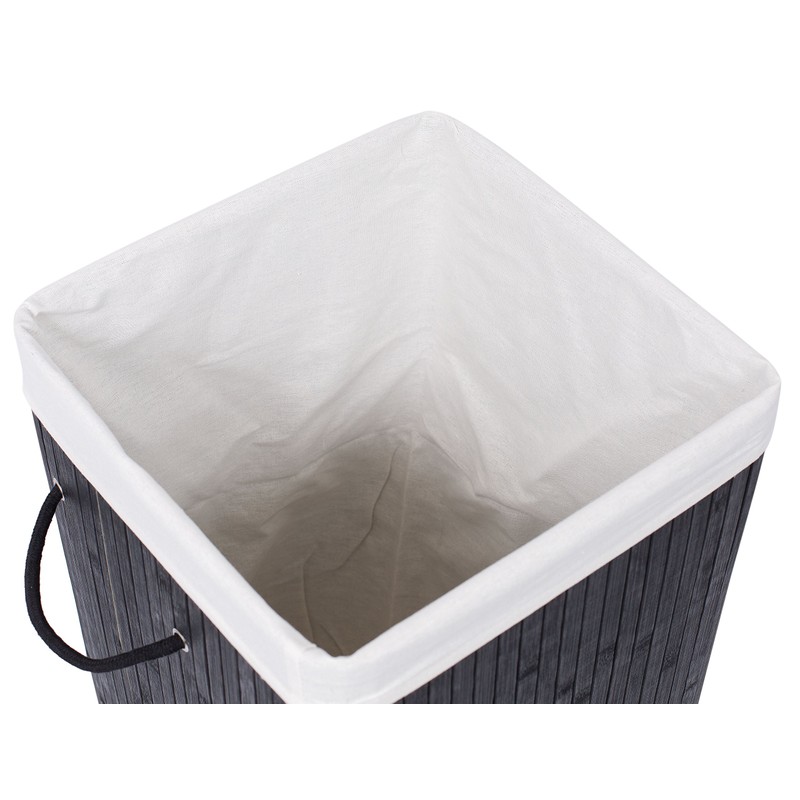 BIRDROCK HOME Square Laundry Hamper with Lid and Cloth Liner,