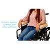 Nova Sheepskin Fleece Armrest Covers for Wheelchairs, Transport Chairs &