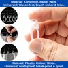 Curtain hooks for rings, 120 pieces, with Ø 4 mm