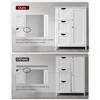 VASAGLE Bathroom Floor Storage Cabinet, Freestanding Bathroom Storage Unit with