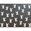 White Bunny Confetti - Bunny Decorations - Easter Decorations -
