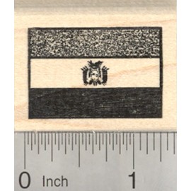 RubberHedgehog Flag of Bolivia Rubber Stamp D26826 WM
