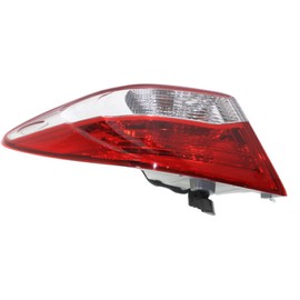 CarLights360: For 2015 2016 2017 Toyota Camry Tail Light Assembly Driver Side w/Bulbs CAPA Certified For TO2804121