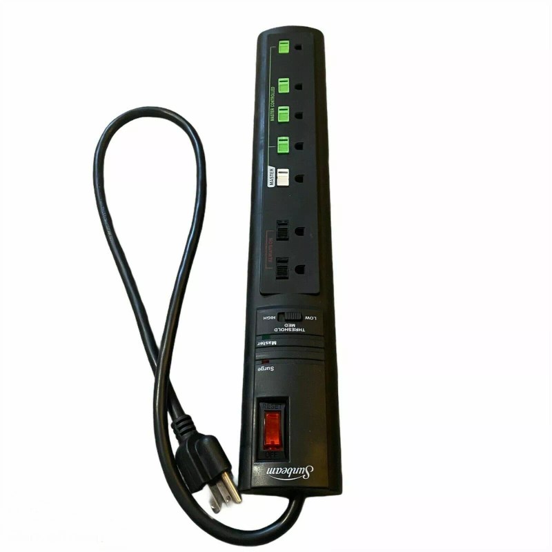 Sunbeam 2 X Sunbeam Advance 7 Outlet Power Strip With