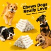 Woofora Rawhide Twist Sticks Dog Treats, Long Lasting Chew Sticks